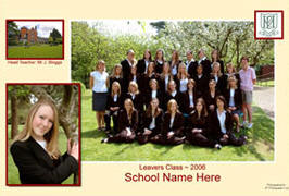 School Leavers Montage Print