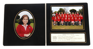 Combination Folder Mount for Individual and group photos